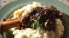 Slow Braised Lamb Shank with EVOO & Malbec Wine Reduction