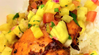 Tropical Grilled Chicken Wings w/ Mango Pineapple Salsa