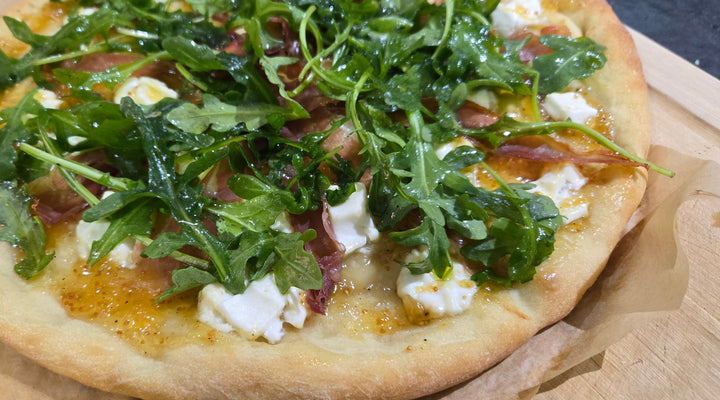 Pizza with Fig Sauce - The Olive Oil Co Kitchen