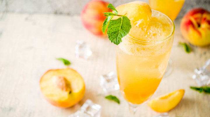 Ripe Peach Bellini's