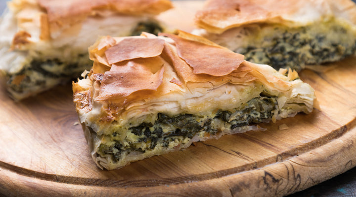 Spanakopita w/ Dill Olive Oil