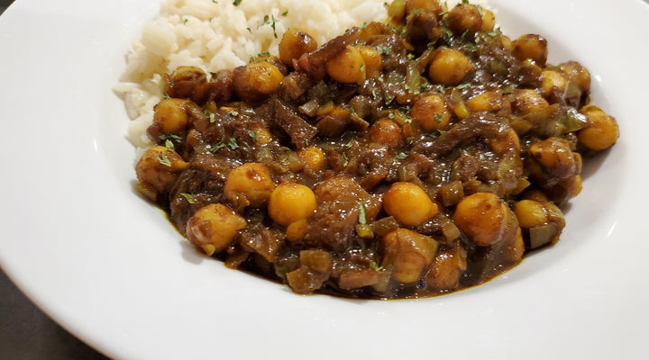 Pomegranate Chickpea Curry