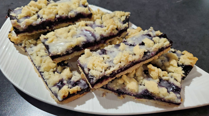 Blueberry Shortbread Bars