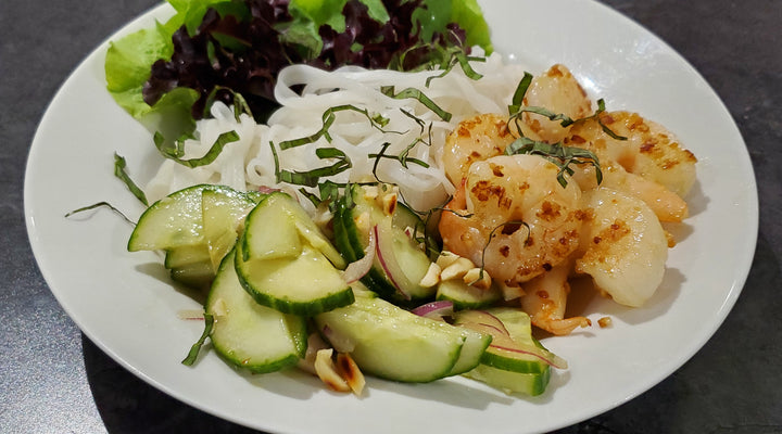 Thai Inspired Shrimp & Salad