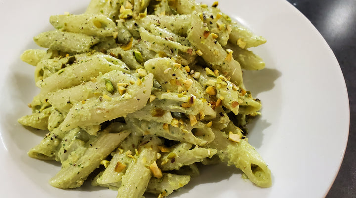 Creamy Pistachio Pesto Penne