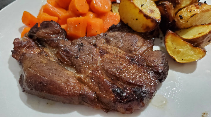 Red Apple & Thyme Pork Steaks