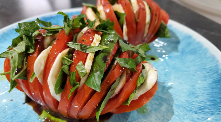 Hasselback Caprese