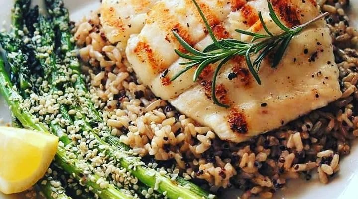 Lemon & Rosemary Halibut