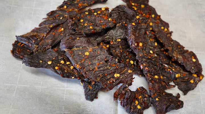 Balsamic Cured Beef Jerky