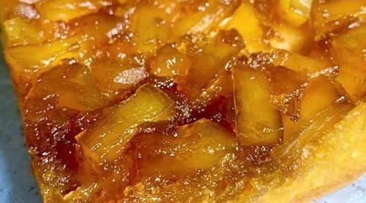 Upside-Down Blood Orange Pineapple Cake