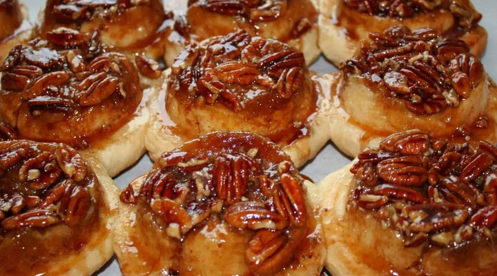 Blood Orange Pecan Sticky Buns