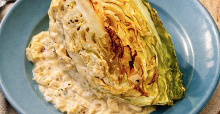 Creamy Braised Cabbage