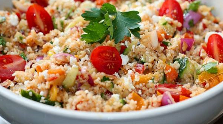 Lemony-Dill Vegetable Bulgur Salad