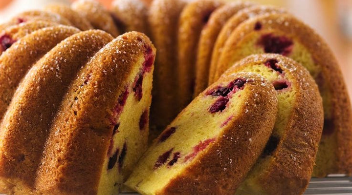 Cranberry-Orange Olive Oil Bundt Cake