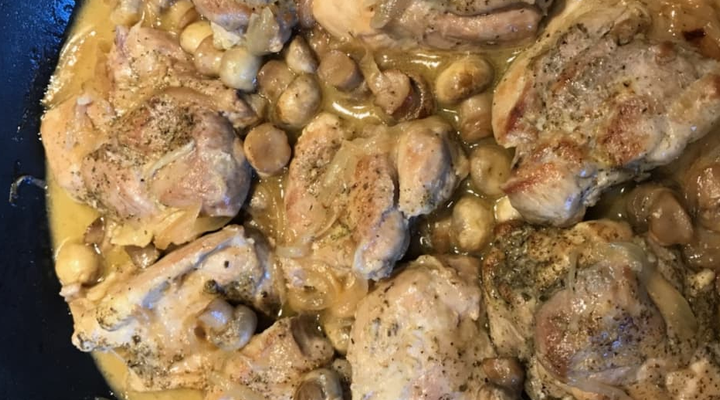 Chicken & Mushrooms - From The Olive Oil Co. Kitchen