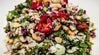 Chopped Kale, Cabbage & Toasted Cashew Crunch Salad w/ Toasted Sesame & Umeboshi Plum Dressing