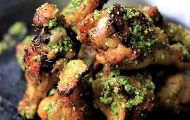 Spicy Pesto Wings