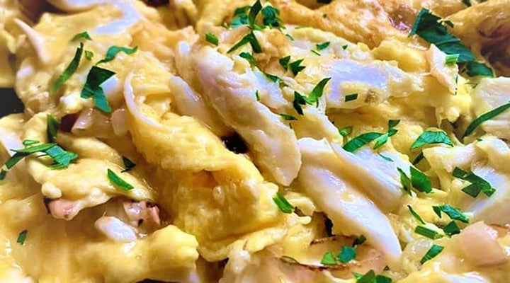 Spicy Crab Egg Scramble