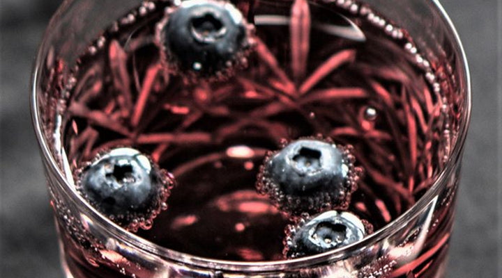 Blueberry, Thyme & Lemon Balsamic Sparkling Shrub