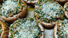 Portobello Mushrooms Stuffed with Baby Artichoke Spinach Risotto