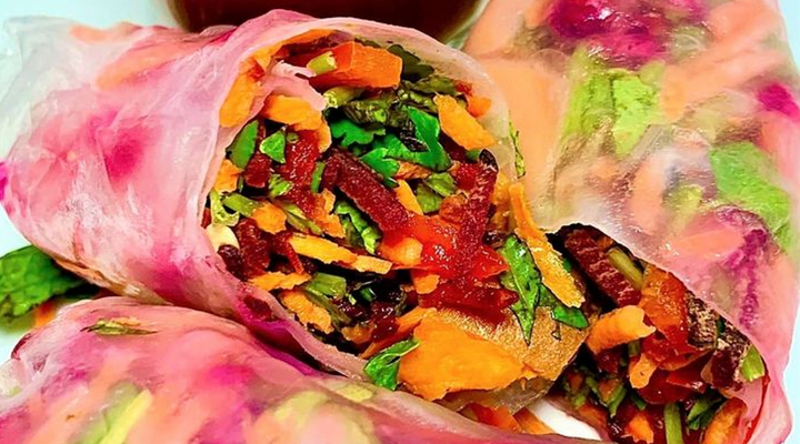 Rainbow Spring Rolls