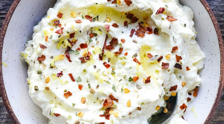 Ricotta, Cilantro & Roasted Onion Dip
