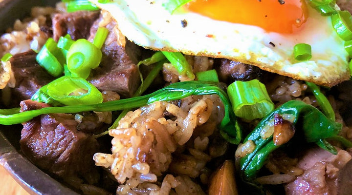 Steak & Egg Rice Bowl