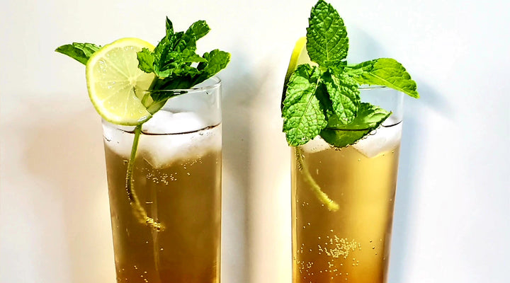 Raspberry & Key Lime Vodka Spritzer