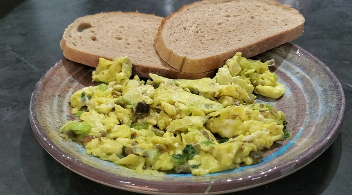 Spicy Ginger Scrambled Eggs