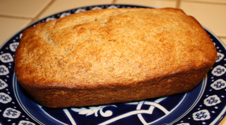 Rich Buttery Whole Wheat Extra Virgin Olive Oil Banana Bread