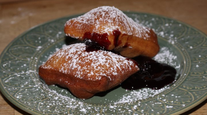 French Beignets With Aged Blackberry-Ginger Balsamic Reduction
