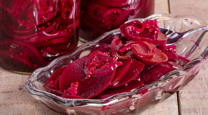 Serrano Honey Pickled Beets