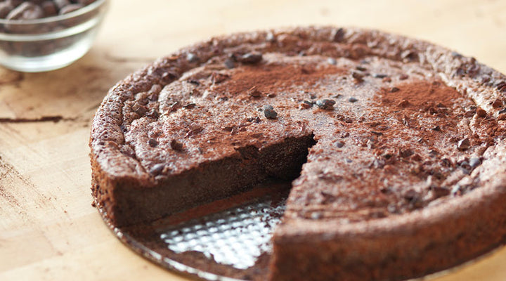 Flourless Chocolate & Blood Orange Olive Oil Cake