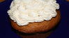 Spiced Pumpkin-EVOO Cupcakes W/ Cinnamon-Vanilla Buttercream Frosting