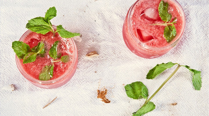 Raspberry White Balsamic Mojito