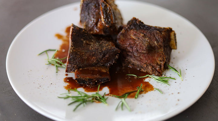 Espresso Balsamic Glazed Short Ribs