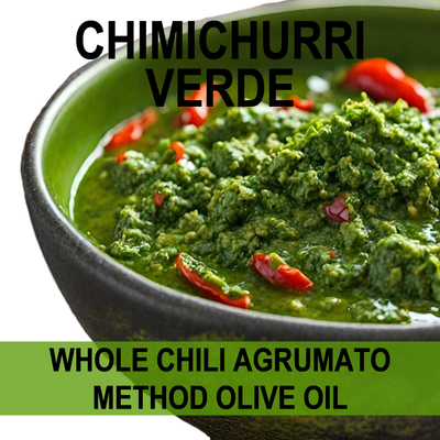 Chimichurri Verde Olive Oil Agrumato Method