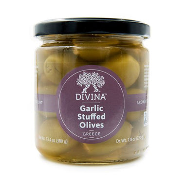 Garlic Stuffed Olives - Divina