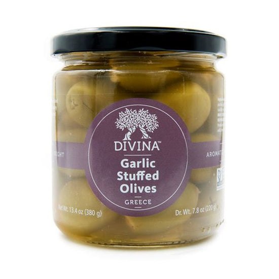 Garlic Stuffed Olives - Divina