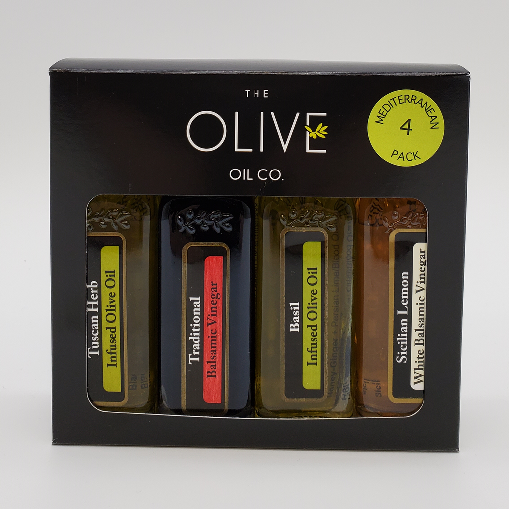 Mediterranean 4-Pack – The Olive Oil Co. Mediterranean 4-Pack – The Olive Oil Co.