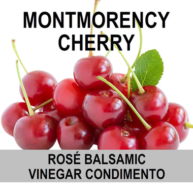 Ultra-Premium Montmorency Cherry Rosé Balsamic Vinegar Condimento