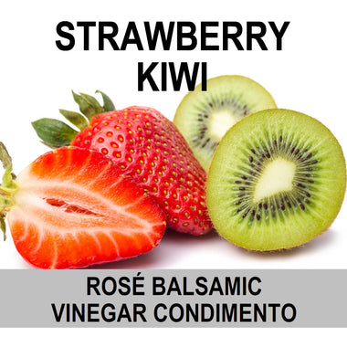 Ultra-Premium Strawberry Kiwi Rosé Balsamic Vinegar Condimento