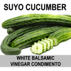 Suyo Cucumber White Balsamic Vinegar Condimento