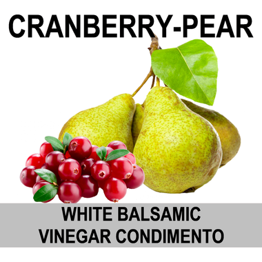 Cranberry Pear Balsamic Vinegar Condimento